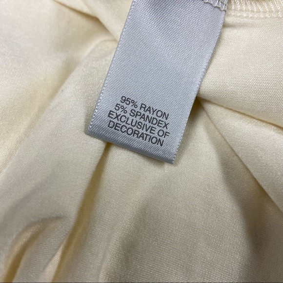 💖 Avenue Cream/Ivory Colored Top - Size 22/24 - Picture 5 of 5